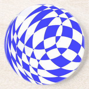 Onderzetters (zandsteen) - 3D Checkerboard Ball