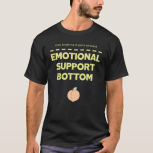 Onderzijde voor emotionele support t-shirt