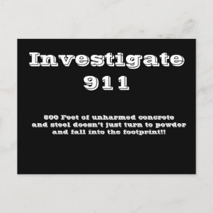 Onderzoek 911 briefkaart