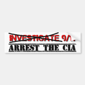 Onderzoek 9/11: De CIA arresteren Bumpersticker