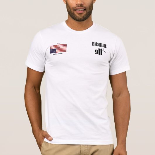 Onderzoek 9-11 t-shirt (Voorkant)