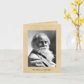 "Onderzoek Allen opnieuw u" Citaat Whitman bent Kaart (Gele Bloem)