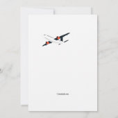 Onderzoek Awide Farewell Party Invitation Kaart (Achterkant)