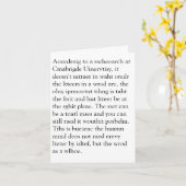 Onderzoek bij Cmabrigde Uinervtisy Geretign Crad Kaart (Gele Bloem)