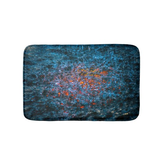 Onderzoek bij Waterverf - Oranje Badmat (Voorkant)