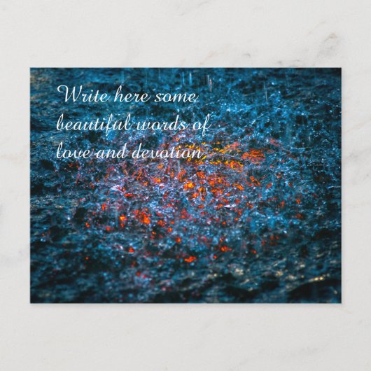 Onderzoek bij Waterverf - Oranje Briefkaart (Voorkant)