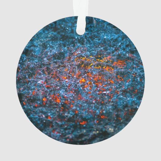 Onderzoek bij Waterverf - Oranje Ornament (achterkant)