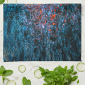 Onderzoek bij Waterverf - Oranje Theedoek (Gevouwen)