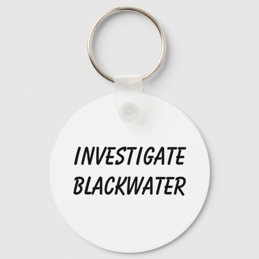 Onderzoek Blackwater Sleutelhanger (Voorkant)