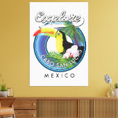 onderzoek cabo san lucas mexico - reispatch canvas afdruk (Insitu (Woonkamer))