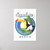 onderzoek cabo san lucas mexico - reispatch canvas afdruk (Voorkant)