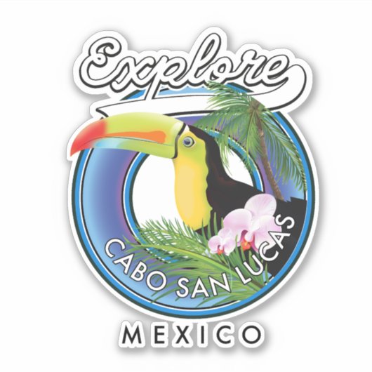 onderzoek cabo san lucas mexico - reispatch sticker (Voorkant)