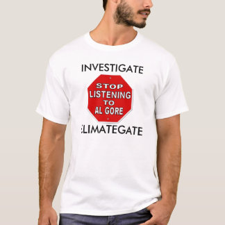 Onderzoek ClimateGate - Global Warming Hoax T-shirt