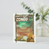 Onderzoek de Wetlands van Congo Briefkaart (Staand voorkant)