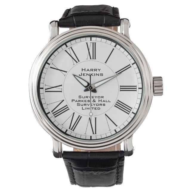 Onderzoek en enquête horloge (Voorkant)