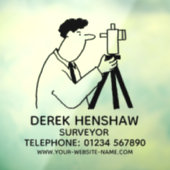 Onderzoek en enquête raamsticker (Vel 3)