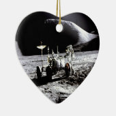 Onderzoek en succes maanrover astronaut nasa keramisch ornament (Rechts)