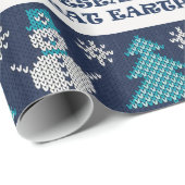 ONDERZOEK FLAT EARTH XMAS Gifts Wrapping Paper v.2 Cadeaupapier (Rol Hoek)