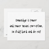 Onderzoek hard briefkaart (Voorkant / Achterkant)