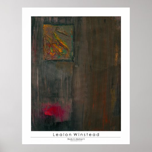 Onderzoek in Abstract I Poster (Voorkant)