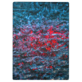 Onderzoek in Waterverf - rood Klembord (Achterkant)