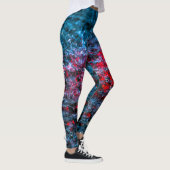 Onderzoek in Waterverf - rood Leggings (Rechts)