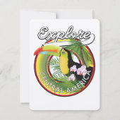 Onderzoek Midden-Amerika logo. (Achterkant)