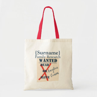Onderzoek naar [Achternaam] Familie (Gezocht Poste Tote Bag