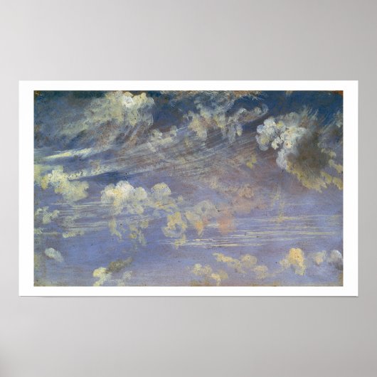Onderzoek naar Cirrus Clouds Poster (Voorkant)
