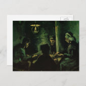 Onderzoek naar de aardappel-eters door Vincent van Briefkaart (Voorkant / Achterkant)