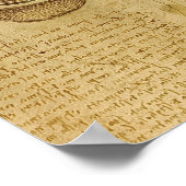 Onderzoek naar de foetus van de baby door Leonardo Poster (Hoek)