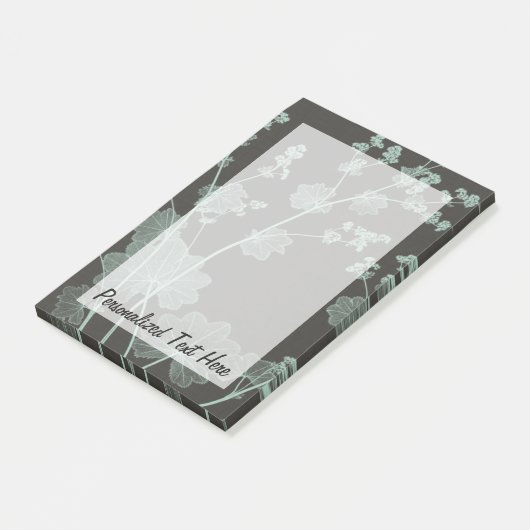 Onderzoek naar de Natuur van mint en houtskool I Post-it® Notes (Schuin)