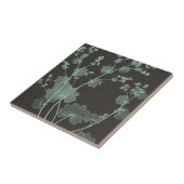 Onderzoek naar de Natuur van mint en houtskool I Tegeltje (Zijkant)