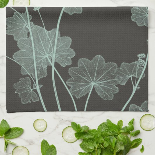 Onderzoek naar de Natuur van mint en houtskool I Theedoek (Gevouwen)