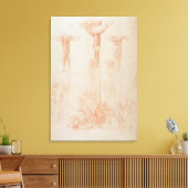 Onderzoek naar drie kruisingen canvas afdruk (Insitu (Woonkamer))
