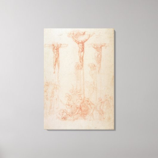 Onderzoek naar drie kruisingen canvas afdruk (Voorkant)