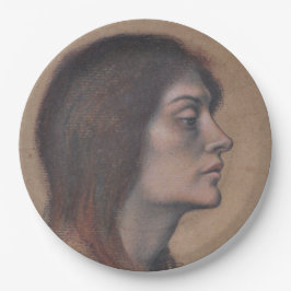 Onderzoek naar een hoofd van een Vrouw (door Evely Papieren Bordje
