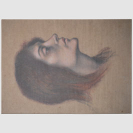 Onderzoek naar een hoofd van een Vrouw (door Evely Tissuepapier