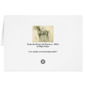 Onderzoek naar een paard van Edgar Degas,  kunst (Achterkant Horizontaal)