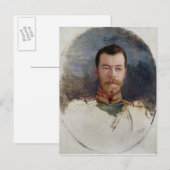 Onderzoek naar een portret van Tsar Nicholas II 18 Briefkaart (Voorkant / Achterkant)