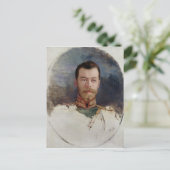 Onderzoek naar een portret van Tsar Nicholas II 18 Briefkaart (Staand voorkant)