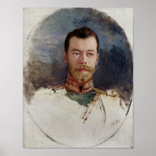 Onderzoek naar een portret van Tsar Nicholas II 18 Poster