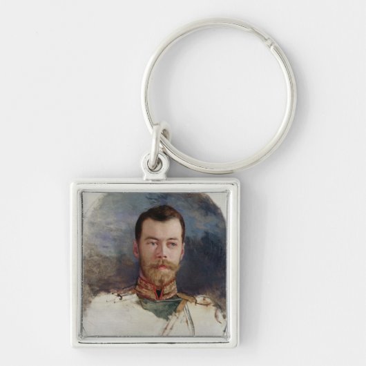 Onderzoek naar een portret van Tsar Nicholas II 18 Sleutelhanger (Voorkant)
