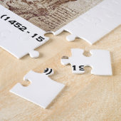 Onderzoek naar hersenfysiologie (c. 1508) da Vinci Legpuzzel (Zijkant)