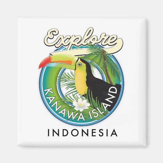 onderzoek naar het eiland indonesië van kanawa magneet (Voorkant)