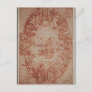 Onderzoek naar het plafond van de Casa de Pilatos Briefkaart