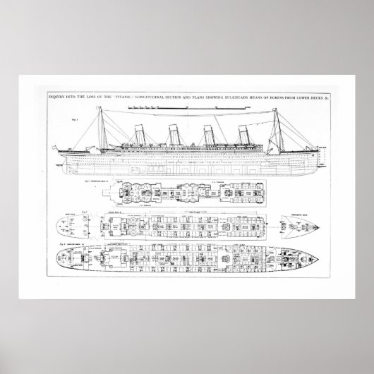 Onderzoek naar het verlies van de Titanic: doorsne Poster (Voorkant)