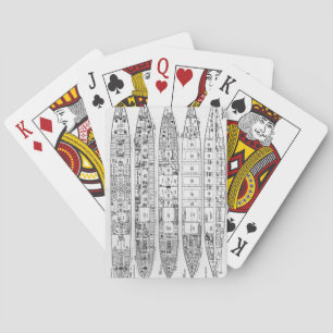 Onderzoek naar het verlies van de Titanic: dwarsdo Pokerkaarten