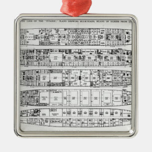 Onderzoek naar het verlies van de Titanic: Kruisse Metalen Ornament