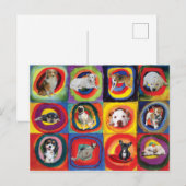 Onderzoek naar honden briefkaart (Voorkant / Achterkant)